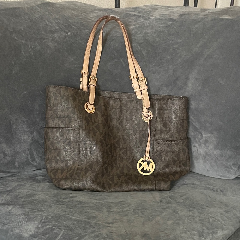 Michael Kors Dark Brown Signature Tote